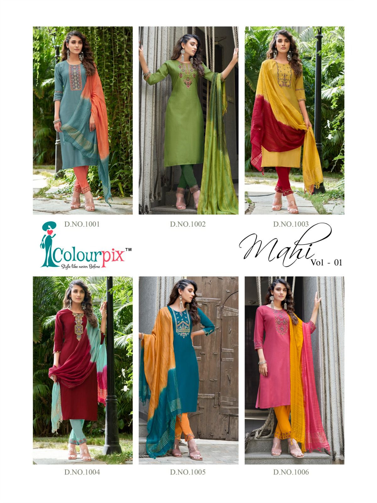 Colourpix Mahi Vol 1 Exclusive Wholesale Readymade Salwar Suits